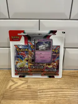 Pokemon TCG 🔥 Obsidian Flames Blister Booster Pack Houndstone Promo 💎 New ✅ - Image 1
