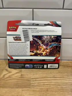 Pokemon TCG 🔥 Obsidian Flames Blister Booster Pack Houndstone Promo 💎 New ✅ - Image 3