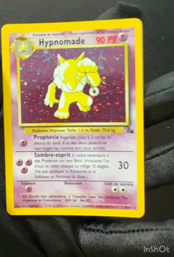 Vintage Pokemon TCG Lot - Holo Hypno 8/62, Fossil Set, JPN & FRN - Image 2