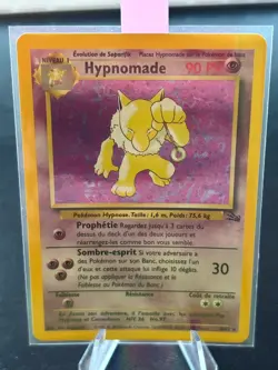 Vintage Pokemon TCG Lot - Holo Hypno 8/62, Fossil Set, JPN & FRN - Image 4