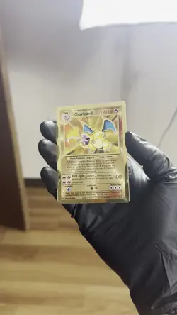 2021 Pokemon Celebrations Ultra Premium Coll CHARIZARD Gold Metal #4 - Image 2