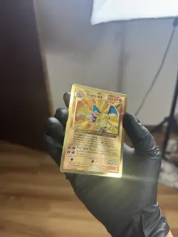 2021 Pokemon Celebrations Ultra Premium Coll CHARIZARD Gold Metal #4 - Image 4