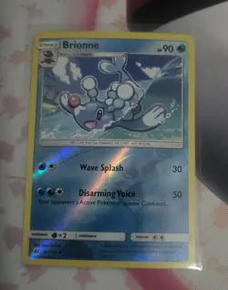 Pokemon - Brionne - 40/149 - Uncommon - Reverse Holo - Sun & Moon Base Set - Image 1