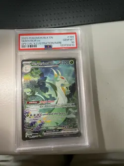 Serperior EX Sir 164/086 Black Bolt PSA 10 2025 Pokemon English - Image 1