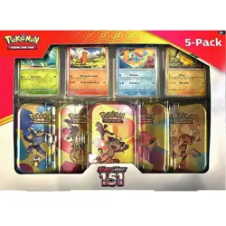 🔥Pokemon Scarlet & Violet - 151 (5-Pack) Mini Tins w/ 4 Promos Costco Bundle🔥 - Image 2