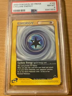 PSA 8 cyclone energy skyridge 2003 Pokemon - Image 1