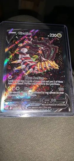 English Pokemon Giratina V Alt Art Lost Origin #186/196 NM -Near Mint Pack Fresh - Image 1