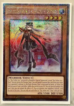 Yugioh! 1x Sky Striker Ace - Roze RA04-EN031 Quarter Century Secret Rare NM - Image 1