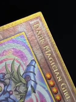 Yu-Gi-Oh! TCG Dark Magician Girl MVP1-ENG56 1st Edition Gold Rare LP - Image 2