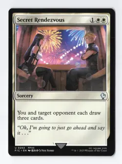 Secret Rendezvous (0253) Normal U Final Fantasy MTG Magic the Gathering Card NM - Image 1