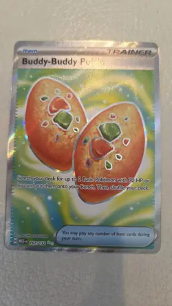 Buddy Buddy Poffin 167/132 Mega Evolution Ultra Rare Pokemon Card NM - Image 1