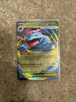 Mega Venusaur EX 003/132 Mega Evolution Holo Rare Pokemon Card NM - Image 1