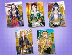Demon Slayer Kimetsu No Yaiba Teal Trading Card Booster Box 20 Packs - Image 5
