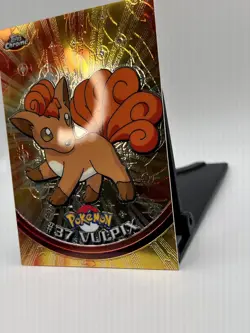 Pokemon Card Topps Chrome Vulpix #37 LP+ - Image 4