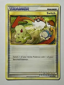 Switch 102/123 (LP) Common HeartGold SoulSilver 2010 Pokemon Card - Image 1