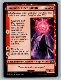 Magic: The Gathering - Final Fantasy #161 Summon: Esper Ramuh - Image 1