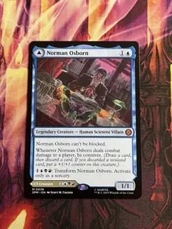 Norman Osborn Green Goblin Mtg Marvel’s Spider-Man Mythic Rare NM - Image 1