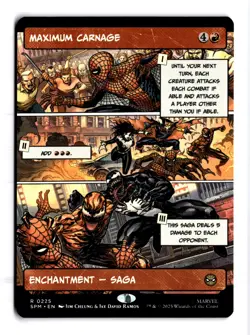 Maximum Carnage (Borderless) R Marvel's Spider-Man 225 NM - Image 1