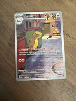 Pokemon Mega Evolution Gumshoos Illustration Rare 153/132 Near Mint - Image 1