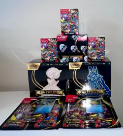 Pokemon Mega Evolution Booster Box and Elite Trainer Box Set of 2 + Bundles x3 - Image 5