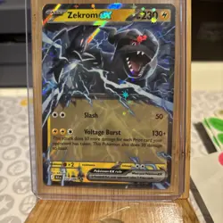 Pokemon TCG - Zekrom ex 034/086 Black Bolt (BLK) Holo NM Pack Fresh - Image 1