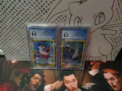 CGC 8.5 Pair!!! FULL ART Latias + Latios HOLO Pokemon XY78 XY79 Black Star Promo - Image 1