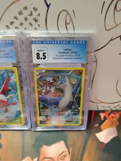 CGC 8.5 Pair!!! FULL ART Latias + Latios HOLO Pokemon XY78 XY79 Black Star Promo - Image 3