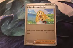 Lillie's Determination 119/132 Reverse Holo Pokemon Mega Evolution NM - Image 1