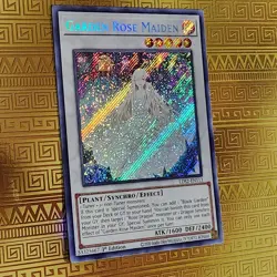 Garden Rose Maiden LDS2-EN113 Secret Rare 1st Ed NM Yu-Gi-Oh - Image 1