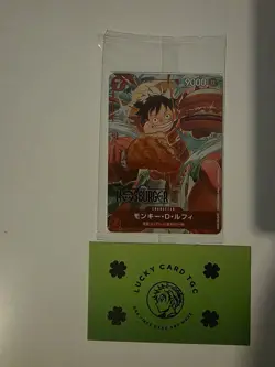 Monkey D. Luffy P-080 MOS BURGER PROMO Sealed ONE PIECE Card Japanese - Image 1