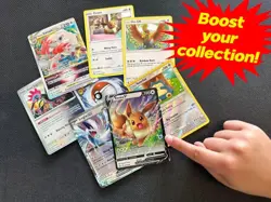 Pokemon Compatible 100 Card Lot with 3 Legendary Ultra Rare Cards Bundle- with - Image 5