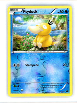 Pokemon TCG Psyduck Breakpoint 16/122 Reverse Holo Common Card NM Condition - Image 1