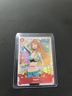 One Piece TCG Card - Wings Of The Captain - ST01-007 Nami Treasure Rare - Image 1