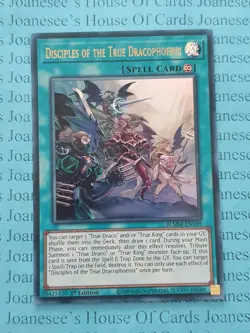 BLMM-EN169 Disciples of the True Dracophoenix Ultra Rare Yu-Gi-Oh Card 1st New - Image 1