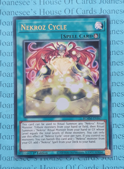 BLMM-EN167 Nekroz Cycle Ultra Rare Yu-Gi-Oh Card 1st Edition New - Image 1