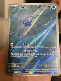 Pokemon TCG Phione Full Illustration Rare Card 175/167 Twilight Masquerade - Image 1