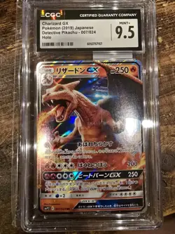 Japanese Charizard GX Pokemon Card 007/024 Detective Pikachu CGC 10 GEM MINT - Image 1