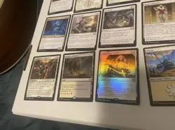 MTG Cards Lot White Rare Uncommon Land Foil + Commons Magic The Gathering Cards - Image 2