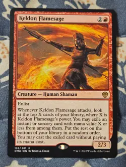 Keldon Flamesage - Dominaria United MTG Magic - Image 1