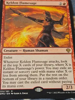 Keldon Flamesage - Dominaria United MTG Magic - Image 2