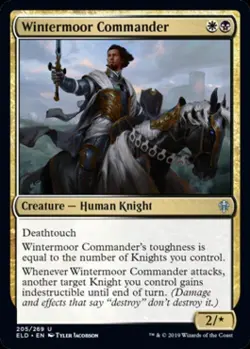 Wintermoor Commander - Near Mint MTG Throne of Eldraine - Image 1