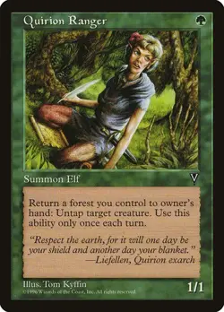 MTG - Quirion Ranger - Visions - Magic the Gathering - Image 1