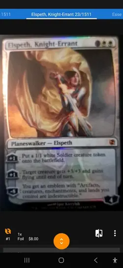 mtg elspeth knight errant foil - Image 1
