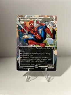 MTG Spectacular Spider-Man - Borderless, NM-Mint, English Marvel's Spider-Man - Image 1