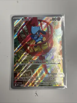 Riolu Pokemon Center Edition 010 Mega Evolution ETB Promo - Pokemon TCG - Image 1
