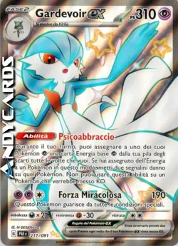 GARDEVOIR ex 217/091 • Rara Segreta • Destino di Paldea PAF POKEMON - Image 1