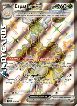 ESPATHRA ex 214/091 • Rara Segreta • Destino di Paldea PAF POKEMON - Image 1