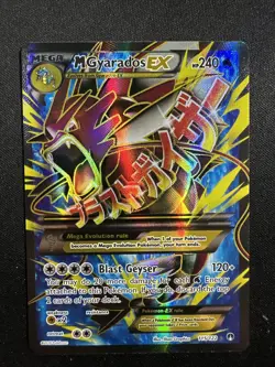 M Gyarados EX Full Art 115/122 Breakpoint Holo Pokemon English - Image 1