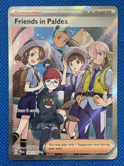 Friends In Paldea 137/131 Full Art Pokemon Prismatic Evolutions Holo - Image 1