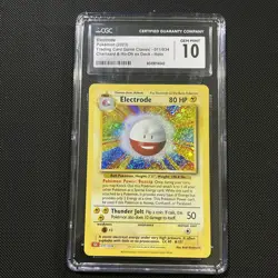 Electrode 011/034 Holo - CGC Gem Mint 10 -Classic Collection - Pokemon TCG 2023 - Image 1
